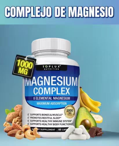 MAGNESIO COMPLEX ELIMINA EL INSOMNIO Y LA FATIGA