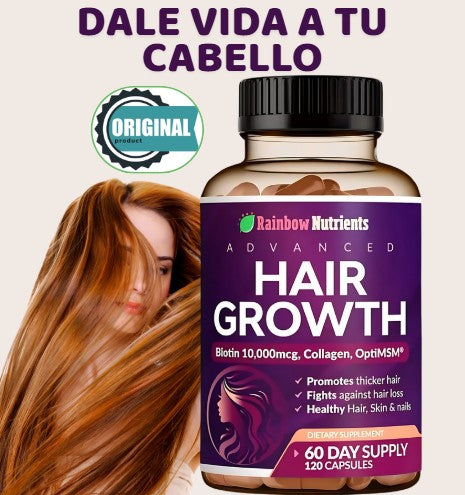 HAIR GROWTH®️ CABELLO FUERTE Y BRILLANTE 🎁OFERTA!